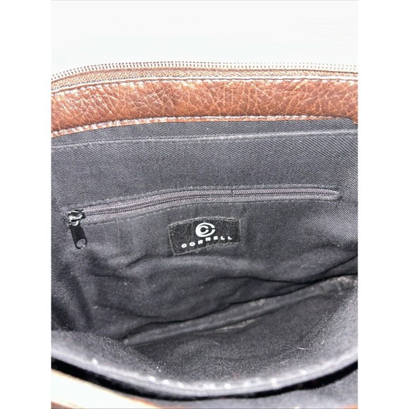 Cornell Brown Faux Leather Shoulder/Crossbody Bag - Picture 5 of 6